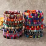 Bransoletki komplet Boho 24 sztuki