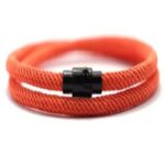 Bransoletka męska sznurkowa