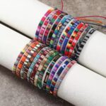 Bransoletki komplet Boho 24 sztuki - obrazek 6