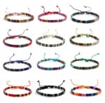 Bransoletki komplet Boho 12 sztuk - obrazek 5