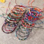 Bransoletki komplet Boho 24 sztuki - obrazek 4