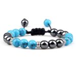 Bransoletka Niebieski Turkus  z dodatkami - obrazek 2