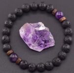 Bransoletka Ametyst z dodatkami - obrazek 3