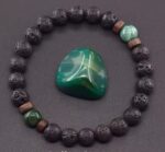 Bransoletka Agat Indyjski z dodatkami - obrazek 3