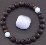 Bransoletka Aquamaryn z dodatkami - obrazek 3