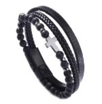 Bransoletka ze skóry z krzyżykiem - obrazek 5