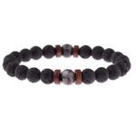 Bransoletka Howlit Marmurowy z dodatkami - obrazek 3