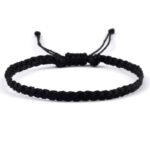 Bransoletka sznurkowa kolor czarny