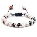 Bransoletka Onyx i Agat Ognisty z dodatkami - obrazek 3